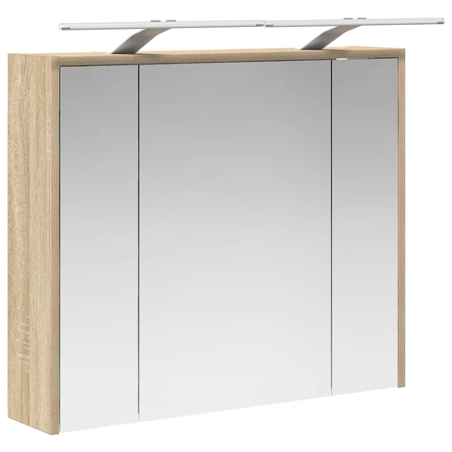 Bathroom Mirror Cabinet Sonoma Oak 73.5 x 16 x 62.5 cm