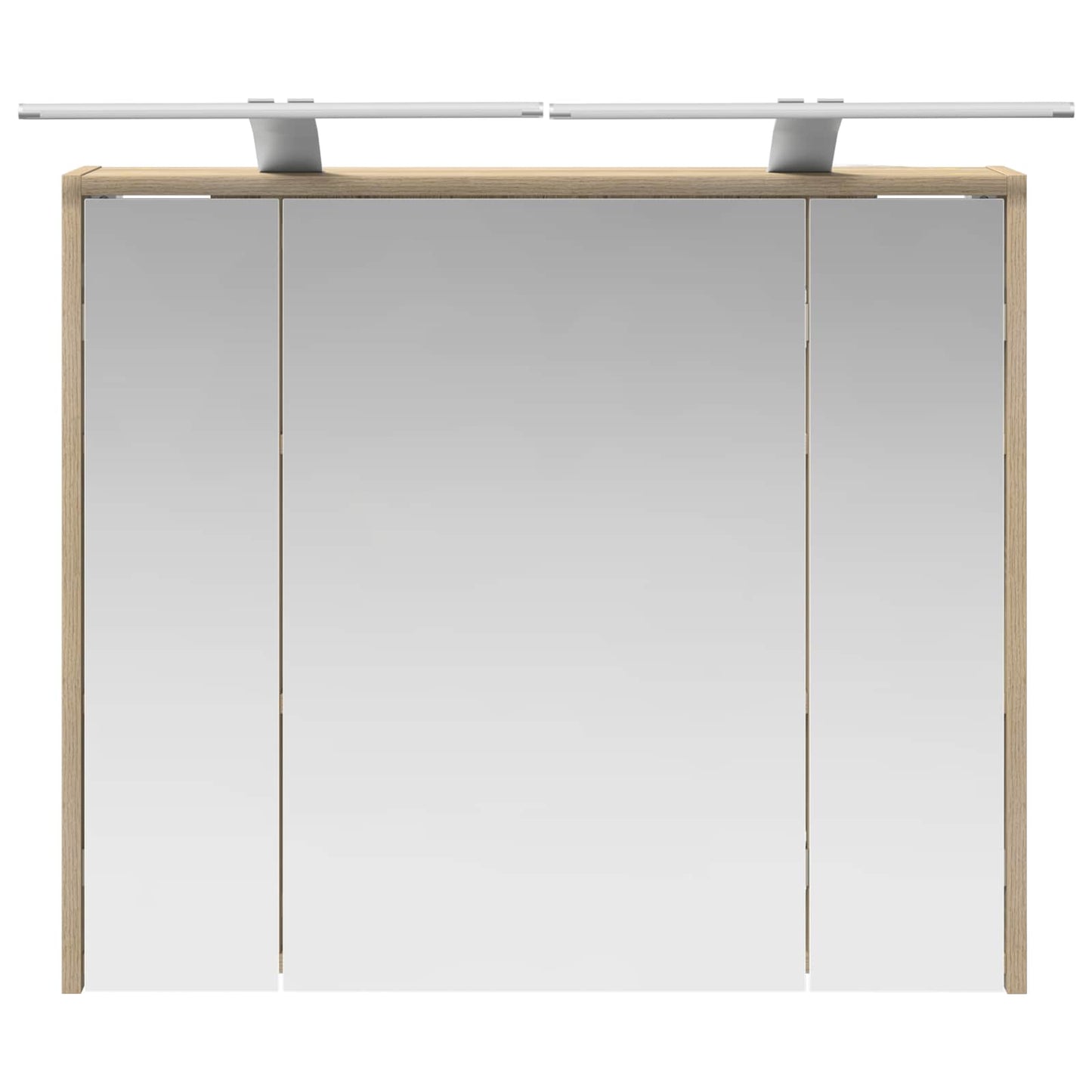 Bathroom Mirror Cabinet Sonoma Oak 73.5 x 16 x 62.5 cm