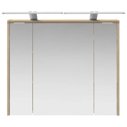 Bathroom Mirror Cabinet Sonoma Oak 73.5 x 16 x 62.5 cm