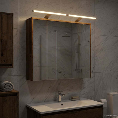 Bathroom Mirror Cabinet Old Wood 73.5 x 16 x 62.5 cm