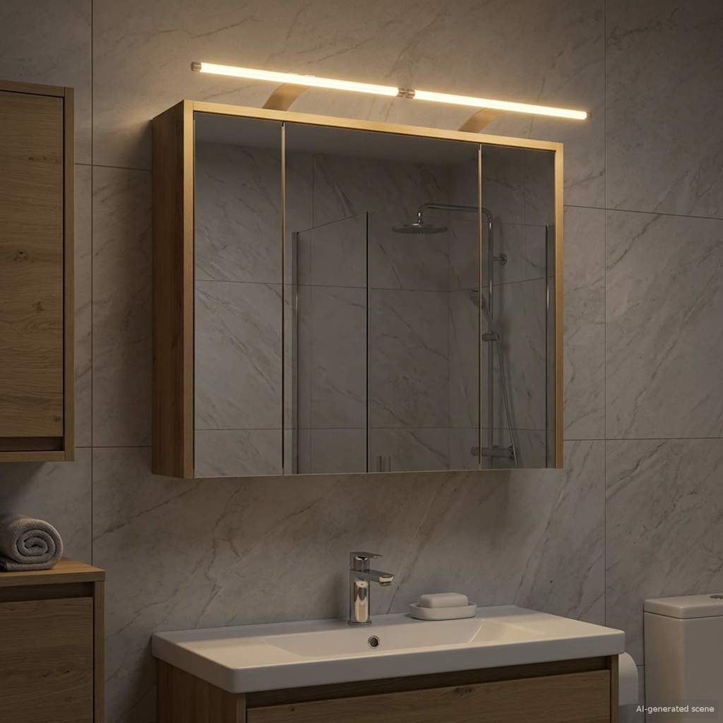 Bathroom Mirror Cabinet Artisian Oak 73.5 x 16 x 62.5 cm