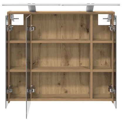 Bathroom Mirror Cabinet Artisian Oak 73.5 x 16 x 62.5 cm