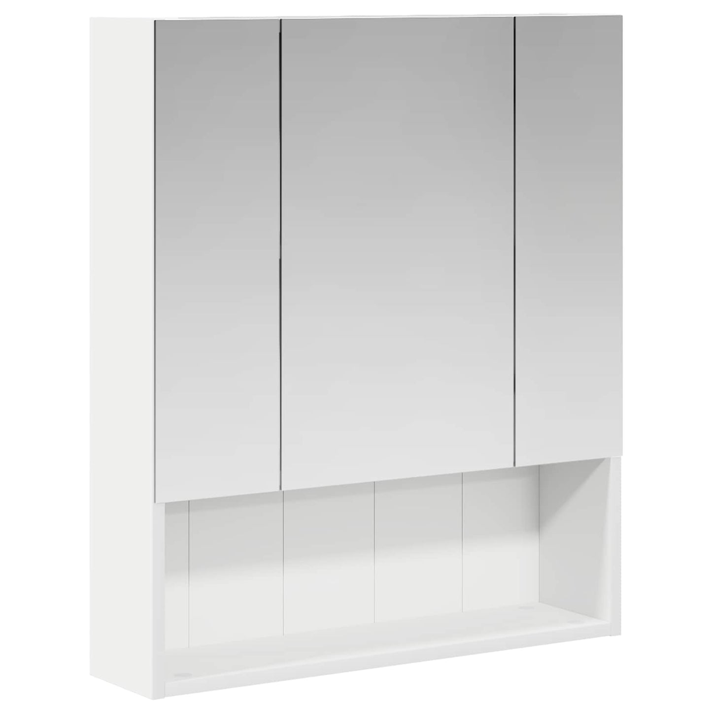 Bathroom Mirror Cabinet White 60 x 14.5 x 70 cm Engineered wood