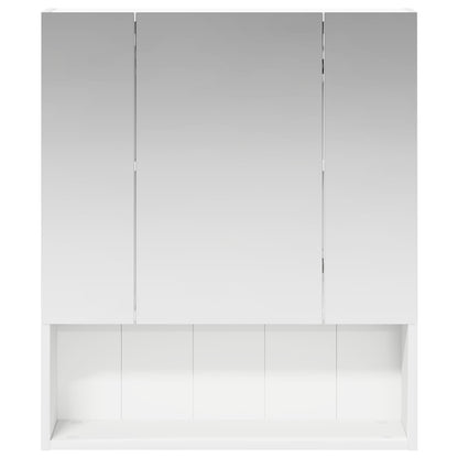 Bathroom Mirror Cabinet White 60 x 14.5 x 70 cm Engineered wood
