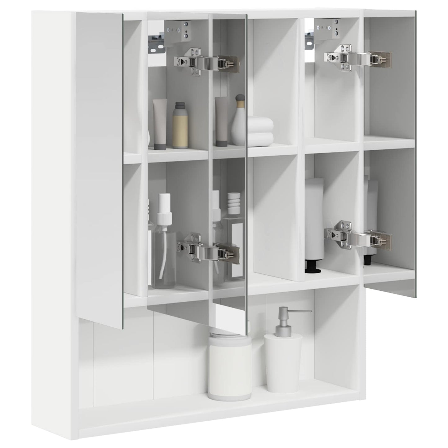 Bathroom Mirror Cabinet White 60 x 14.5 x 70 cm Engineered wood