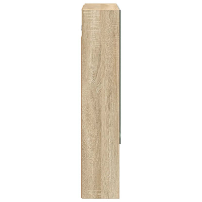 Bathroom Mirror Cabinet Sonoma Oak 60 x 14.5 x 70 cm