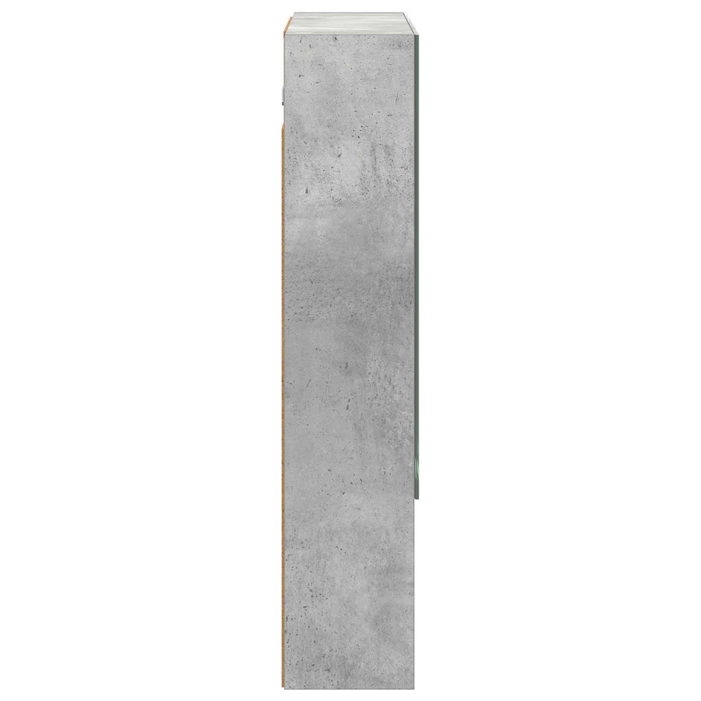 Bathroom Mirror Cabinet Concrete Grey 60 x 14.5 x 70 cm