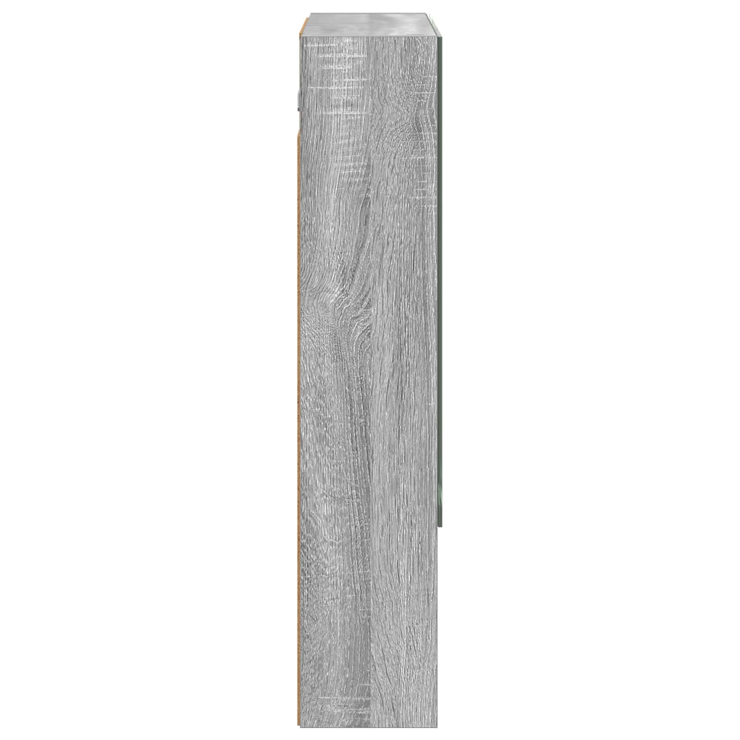 Bathroom Mirror Cabinet Grey Sonoma 60 x 14.5 x 70 cm