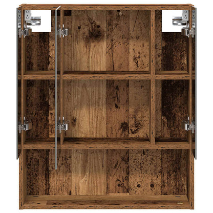 Bathroom Mirror Cabinet Old Wood 60 x 14.5 x 70 cm