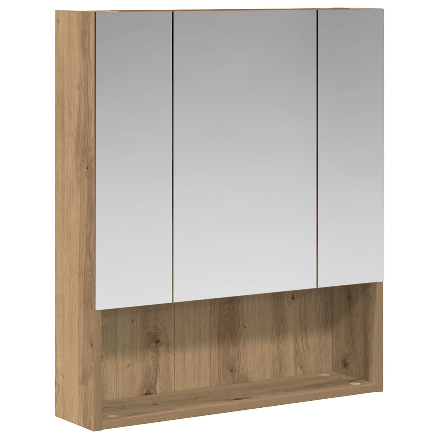 Bathroom Mirror Cabinet Artisian Oak 60 x 14.5 x 70 cm