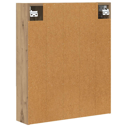 Bathroom Mirror Cabinet Artisian Oak 60 x 14.5 x 70 cm