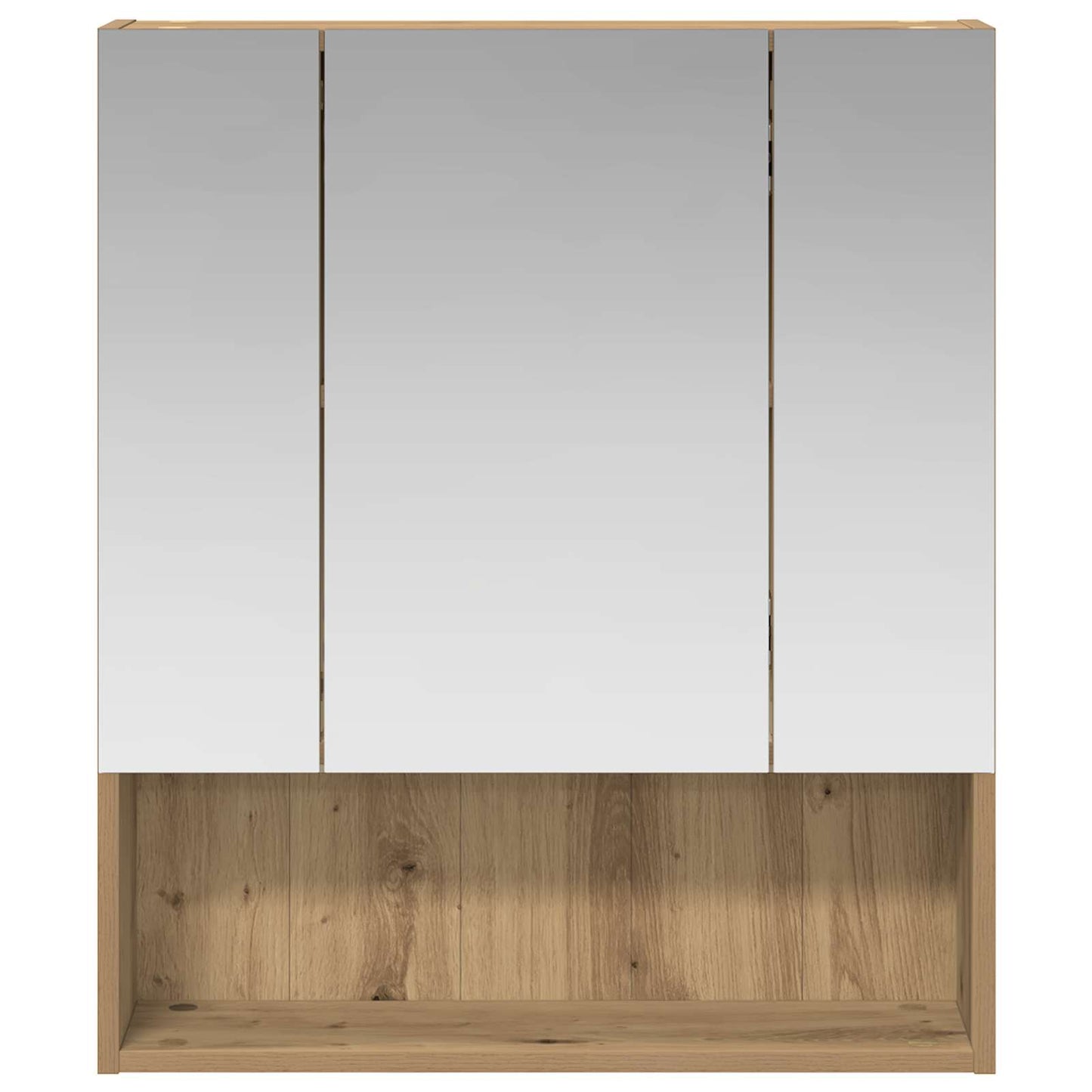 Bathroom Mirror Cabinet Artisian Oak 60 x 14.5 x 70 cm
