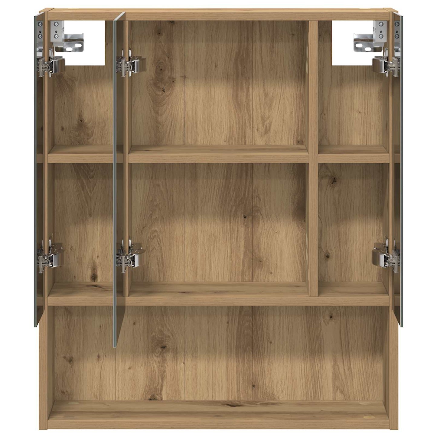 Bathroom Mirror Cabinet Artisian Oak 60 x 14.5 x 70 cm