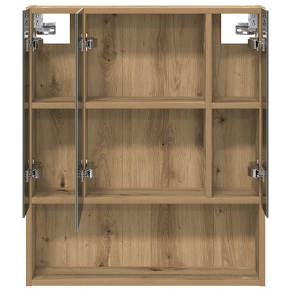 Bathroom Mirror Cabinet Artisian Oak 60 x 14.5 x 70 cm