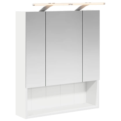Bathroom Mirror Cabinet White 60 x 14.5 x 70 cm Engineered wood