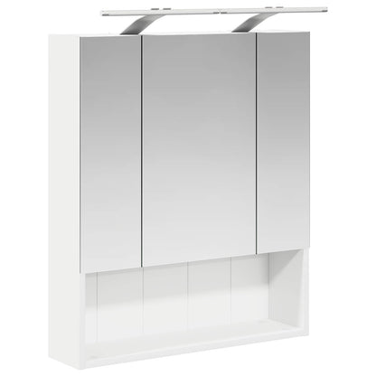 Bathroom Mirror Cabinet White 60 x 14.5 x 70 cm Engineered wood