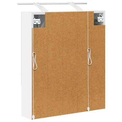 Bathroom Mirror Cabinet White 60 x 14.5 x 70 cm Engineered wood