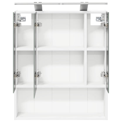 Bathroom Mirror Cabinet White 60 x 14.5 x 70 cm Engineered wood
