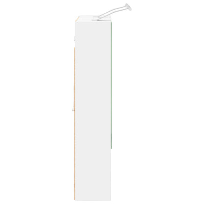Bathroom Mirror Cabinet White 60 x 14.5 x 70 cm Engineered wood