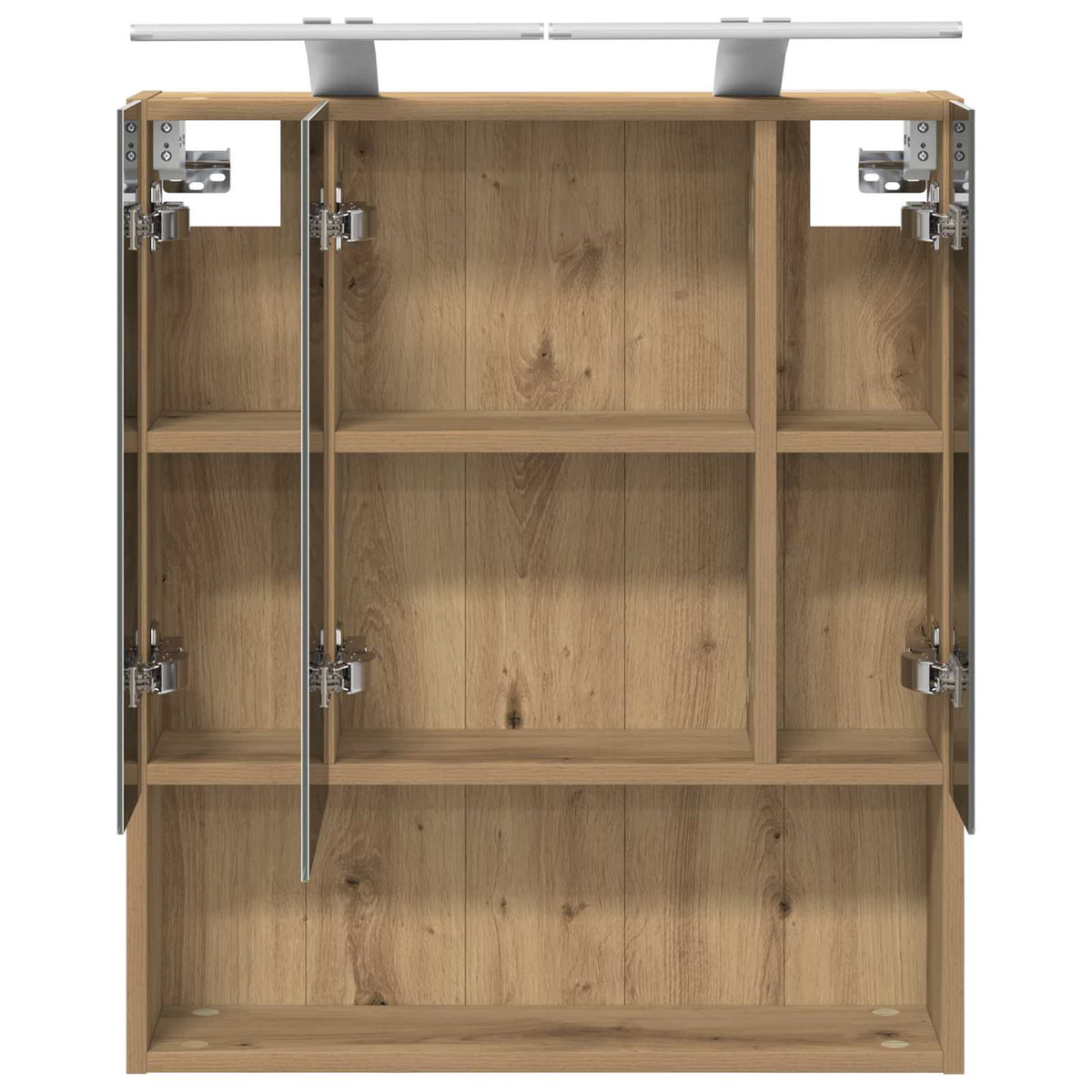 Bathroom Mirror Cabinet Artisian Oak 60 x 14.5 x 70 cm