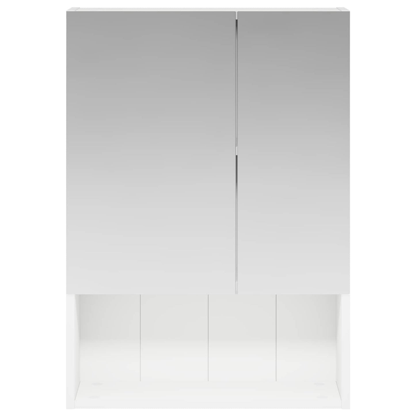 Bathroom Mirror Cabinet White 50 x 14.5 x 70 cm Engineered wood