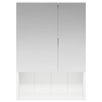 Bathroom Mirror Cabinet White 50 x 14.5 x 70 cm Engineered wood