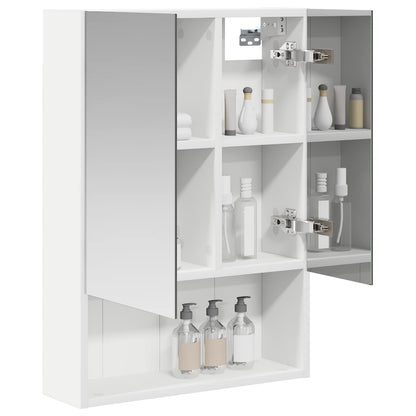 Bathroom Mirror Cabinet White 50 x 14.5 x 70 cm Engineered wood