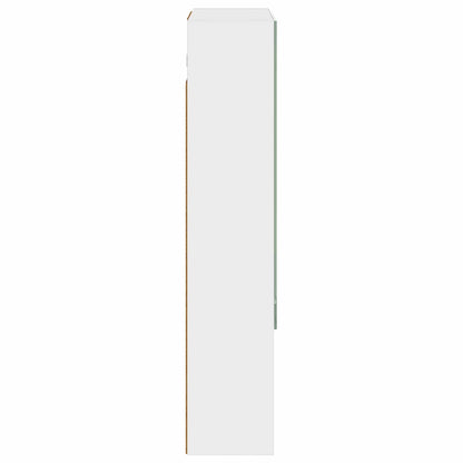 Bathroom Mirror Cabinet White 50 x 14.5 x 70 cm Engineered wood