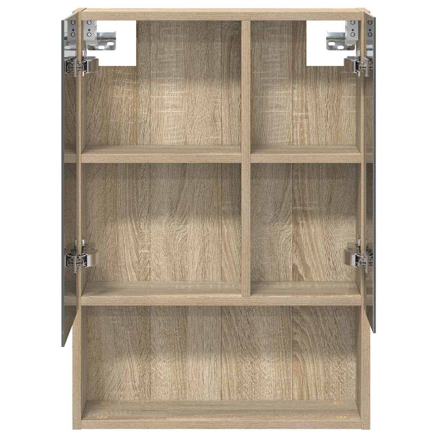 Bathroom Mirror Cabinet Sonoma Oak 50 x 14.5 x 70 cm