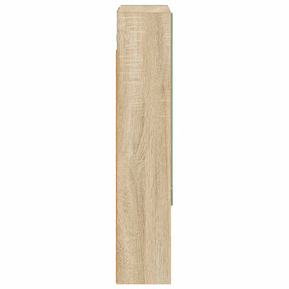 Bathroom Mirror Cabinet Sonoma Oak 50 x 14.5 x 70 cm