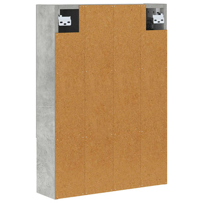 Bathroom Mirror Cabinet Concrete Grey 50 x 14.5 x 70 cm