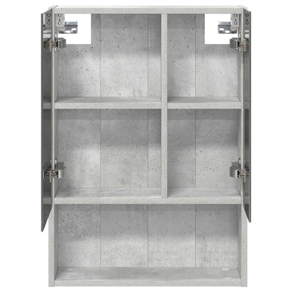 Bathroom Mirror Cabinet Concrete Grey 50 x 14.5 x 70 cm