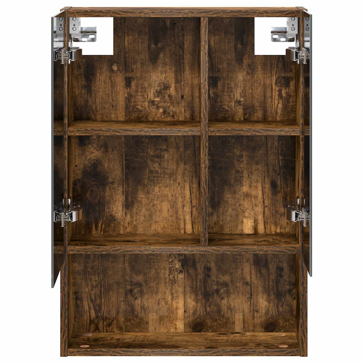 Bathroom Mirror Cabinet Smoked Oak 50 x 14.5 x 70 cm