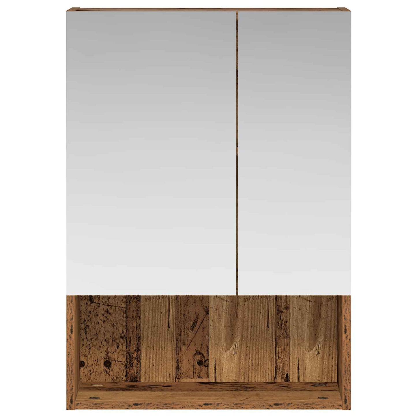 Bathroom Mirror Cabinet Old Wood 50 x 14.5 x 70 cm