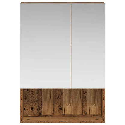 Bathroom Mirror Cabinet Old Wood 50 x 14.5 x 70 cm