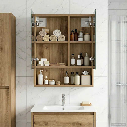 Bathroom Mirror Cabinet Artisian Oak 50 x 14.5 x 70 cm