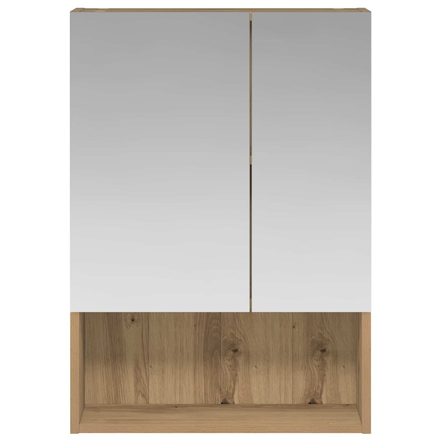 Bathroom Mirror Cabinet Artisian Oak 50 x 14.5 x 70 cm