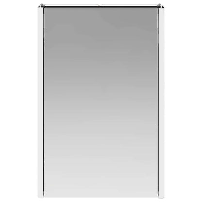 Bathroom Mirror Cabinet Black Oak 33 x 11.5 x 50 cm