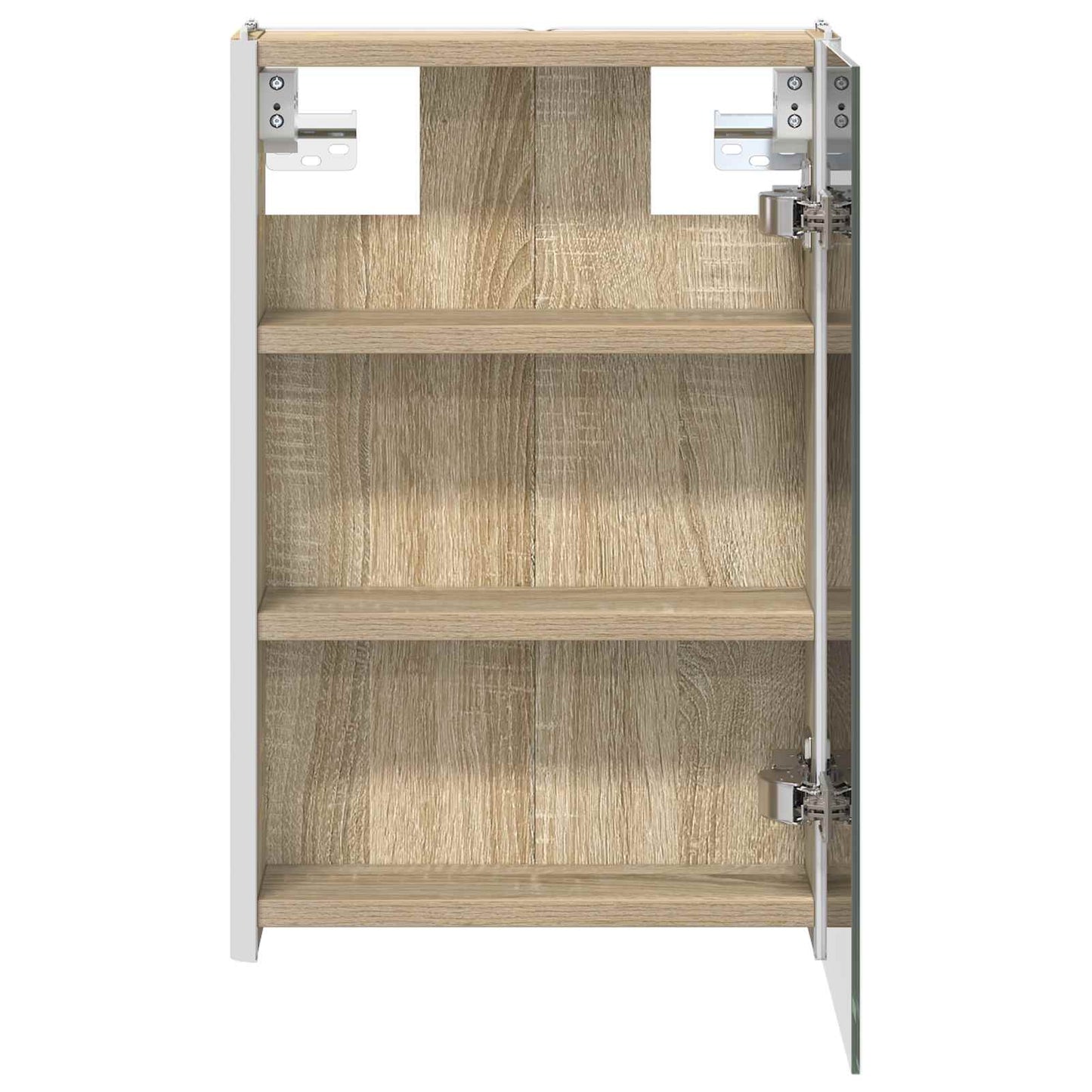 Bathroom Mirror Cabinet Sonoma Oak 33 x 11.5 x 50 cm