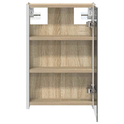 Bathroom Mirror Cabinet Sonoma Oak 33 x 11.5 x 50 cm