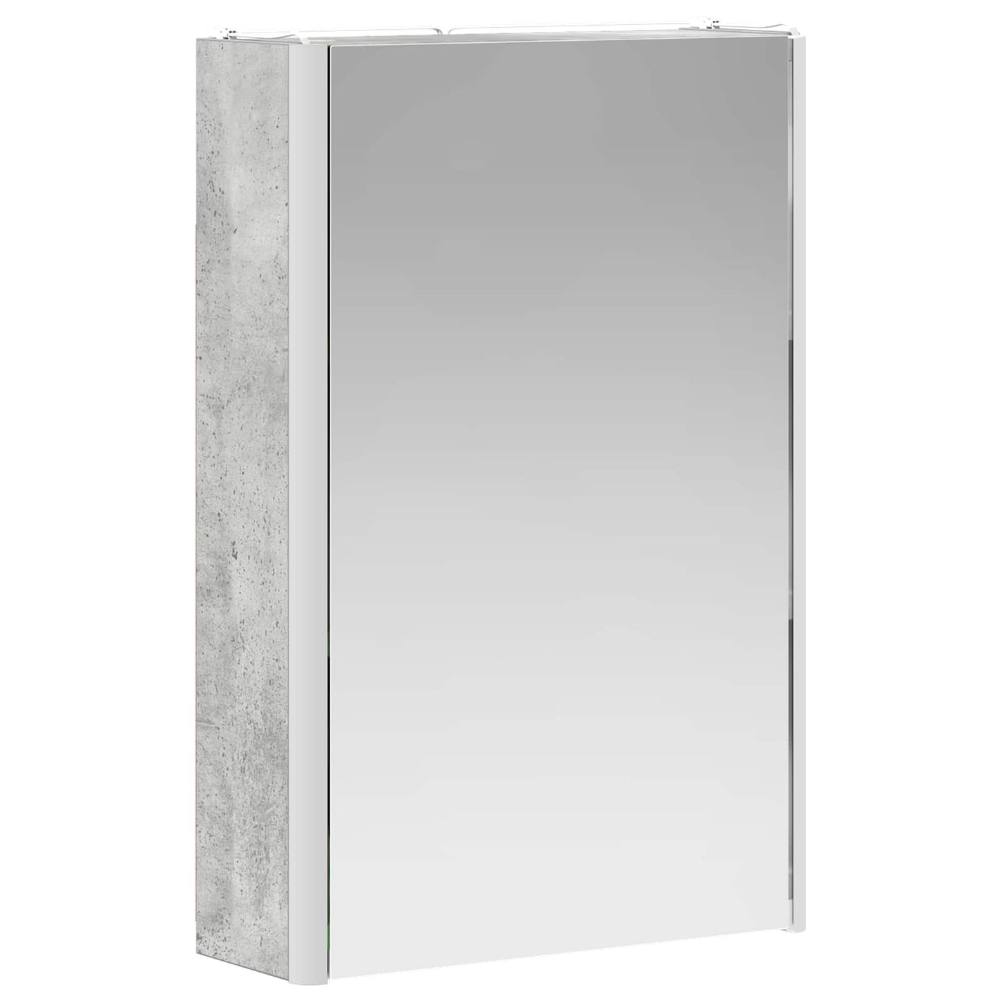 Bathroom Mirror Cabinet Concrete Grey 33 x 11.5 x 50 cm