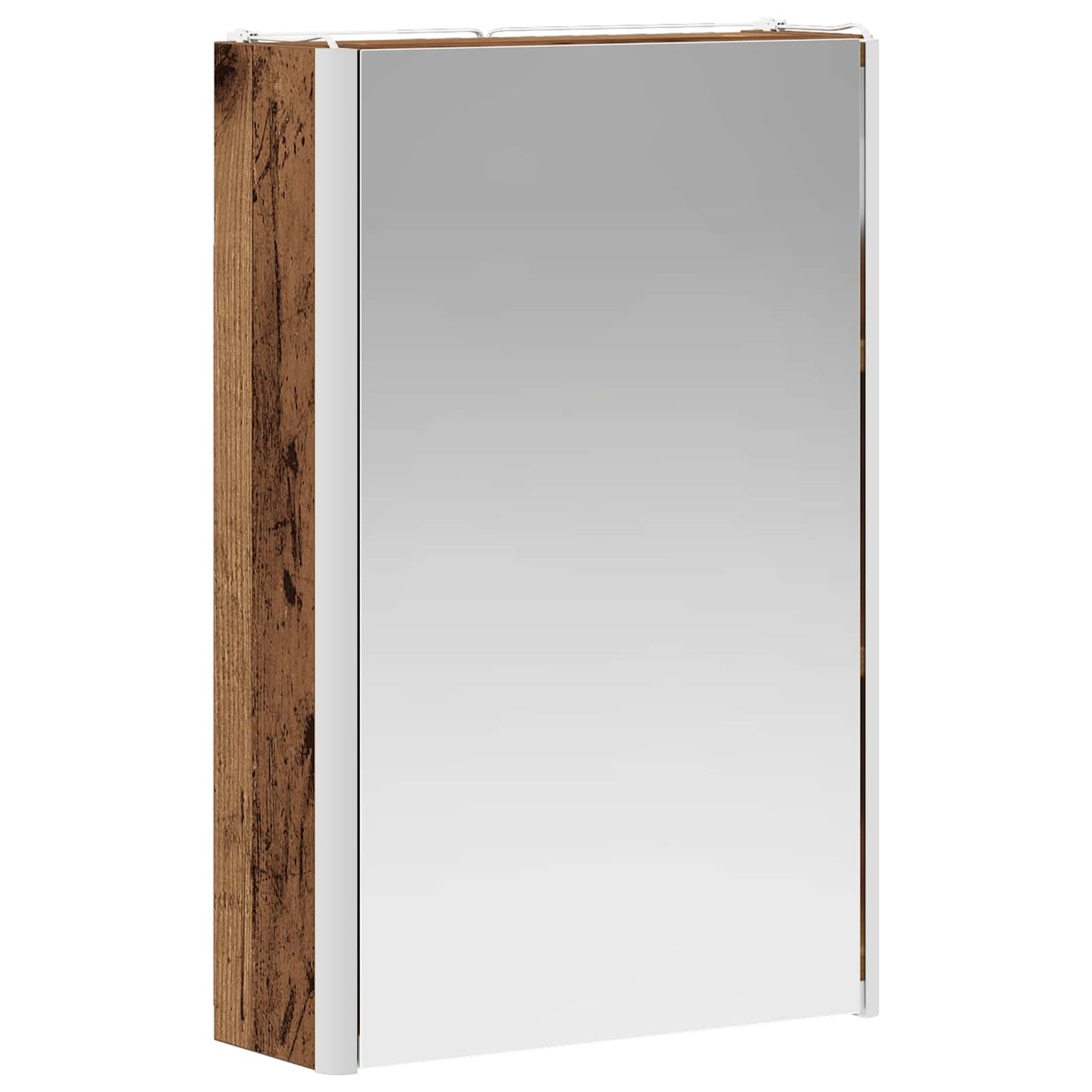 Bathroom Mirror Cabinet Old Wood 33 x 11.5 x 50 cm
