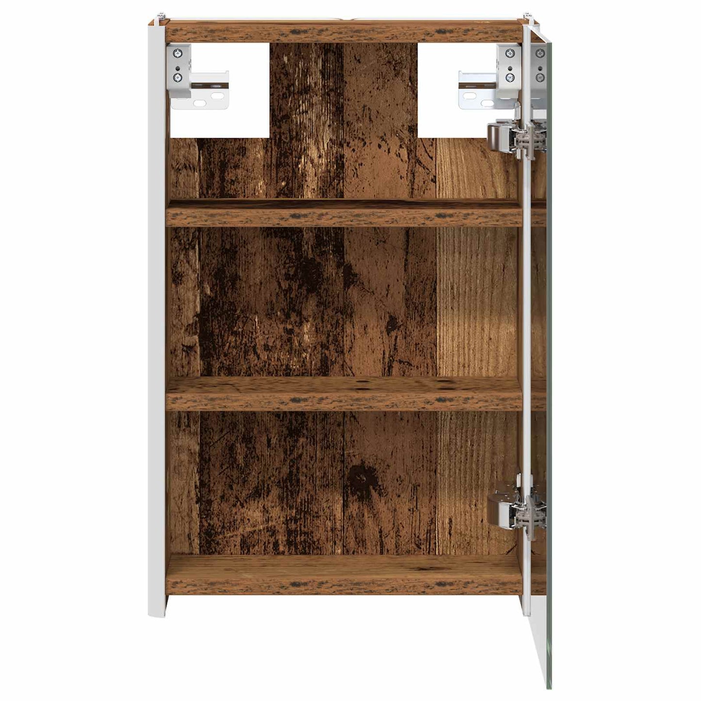 Bathroom Mirror Cabinet Old Wood 33 x 11.5 x 50 cm