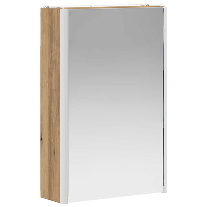 Bathroom Mirror Cabinet Artisian Oak 33 x 11.5 x 50 cm