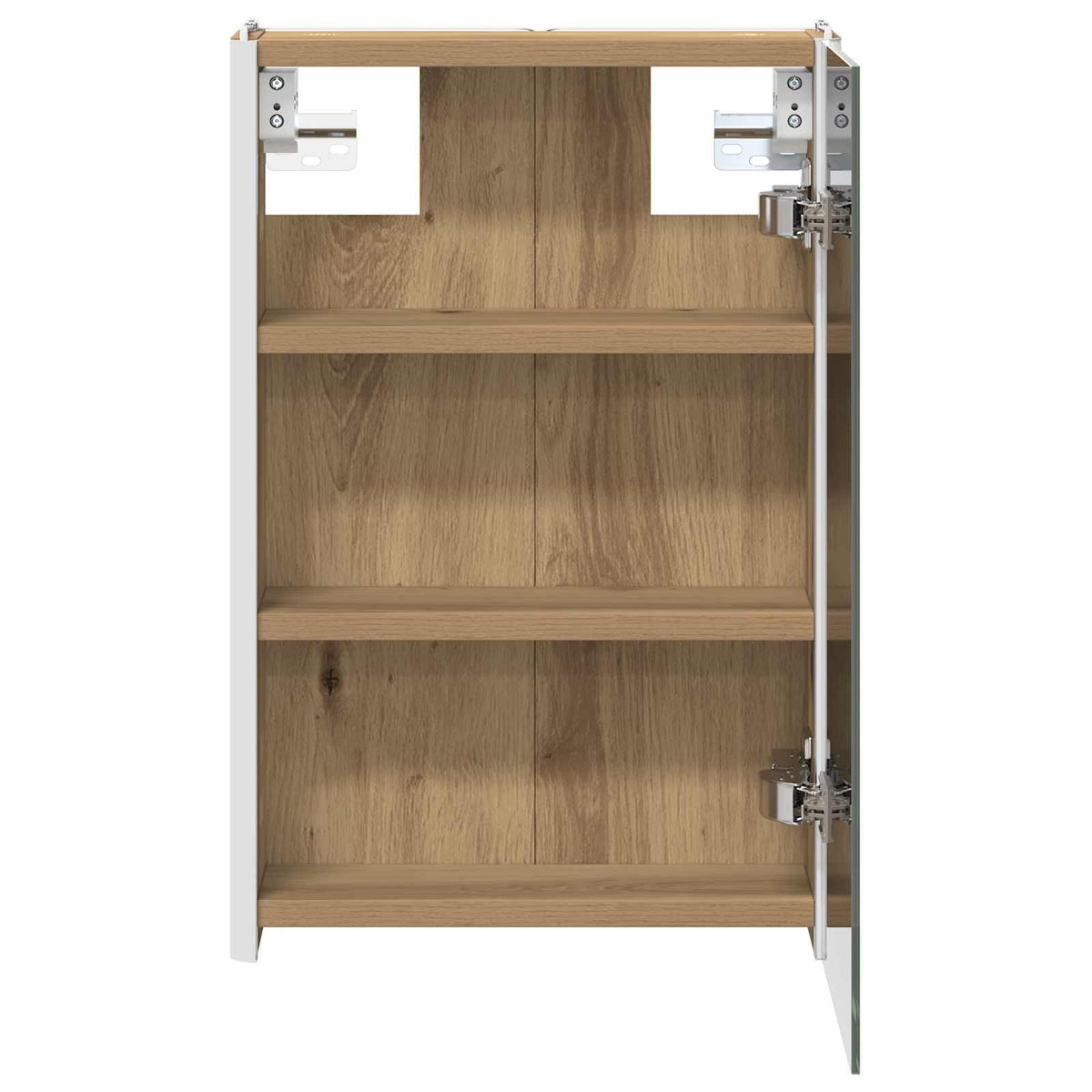 Bathroom Mirror Cabinet Artisian Oak 33 x 11.5 x 50 cm