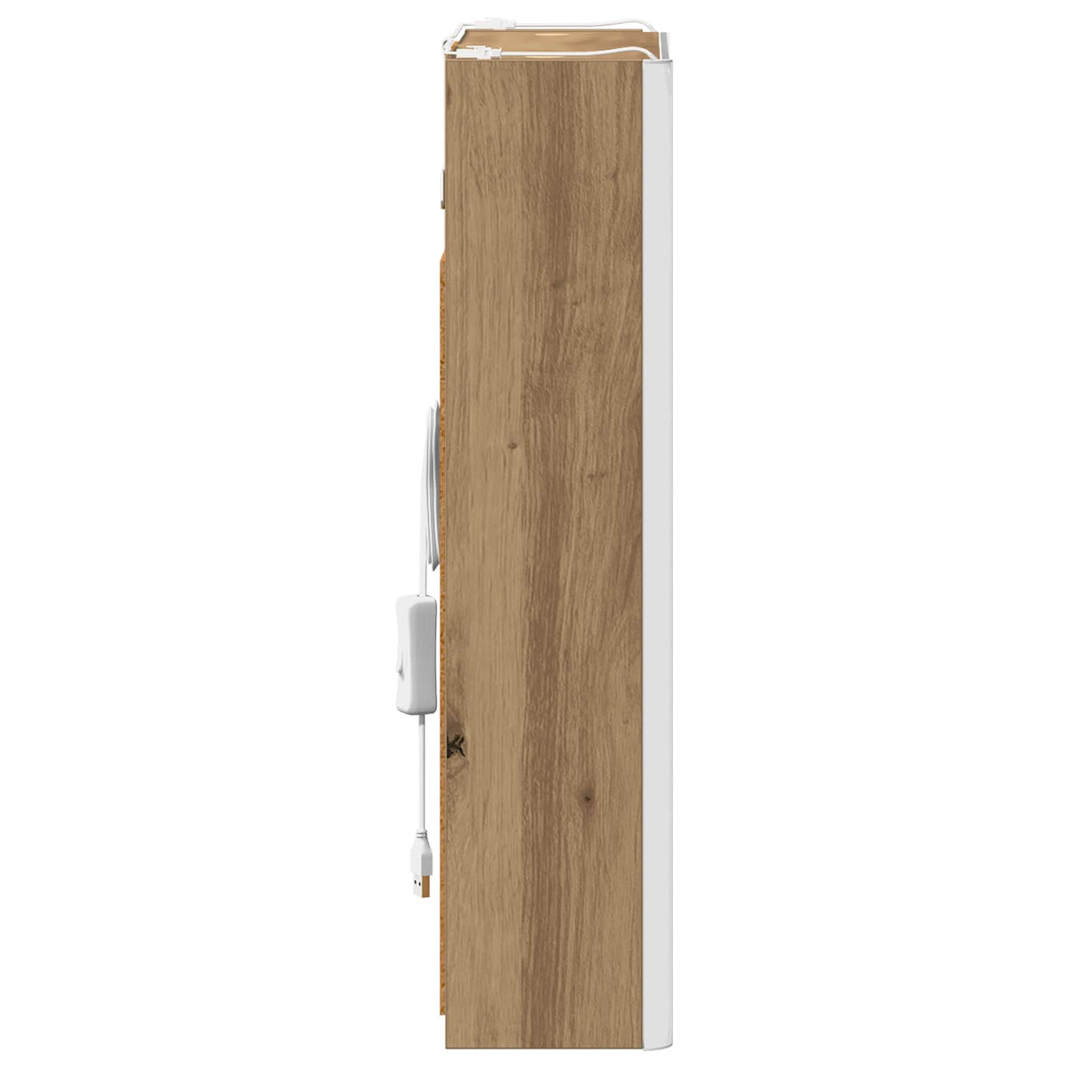 Bathroom Mirror Cabinet Artisian Oak 33 x 11.5 x 50 cm