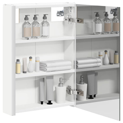 Bathroom Mirror Cabinet White 43 x 11.5 x 60.5 cm