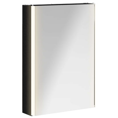 Bathroom Mirror Cabinet Black Oak 43 x 11.5 x 60.5 cm