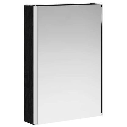 Bathroom Mirror Cabinet Black Oak 43 x 11.5 x 60.5 cm