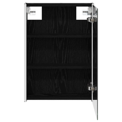 Bathroom Mirror Cabinet Black Oak 43 x 11.5 x 60.5 cm